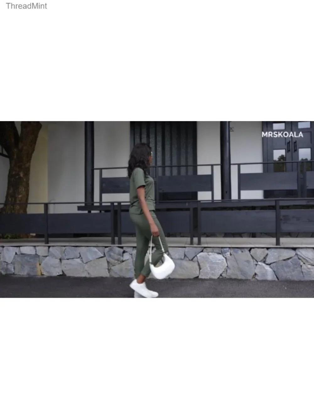 Women's 2 Piece Lounge Set V Neck Short Sleeve Top & Long Pants Casual Vacation